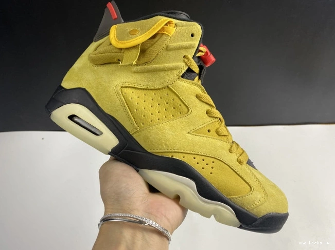 Chep Onekick AIR X TRAVIS SCOTT YELLOW JORDAN CN1084-300 6 0612